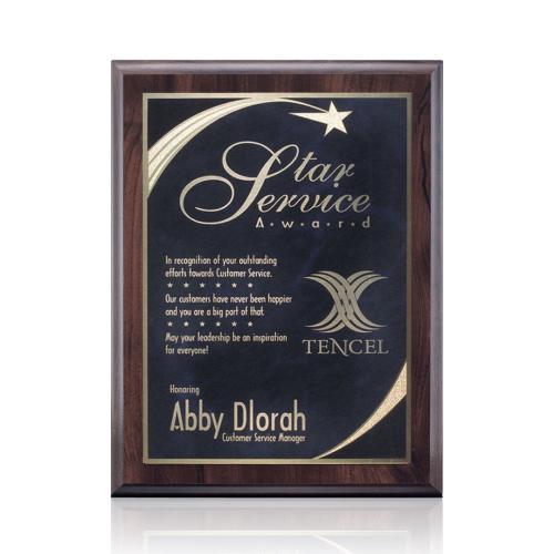 Corporate Awards - Award Plaques - Farnsworth/Birchcliff - Cherry/Black