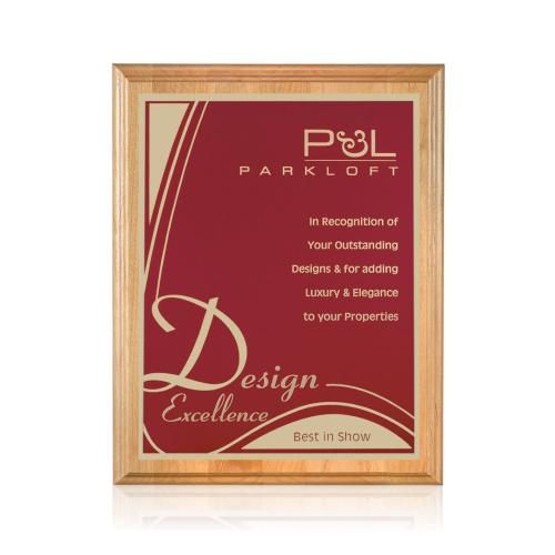 Corporate Awards - Award Plaques - Erindale/Marietta - Red