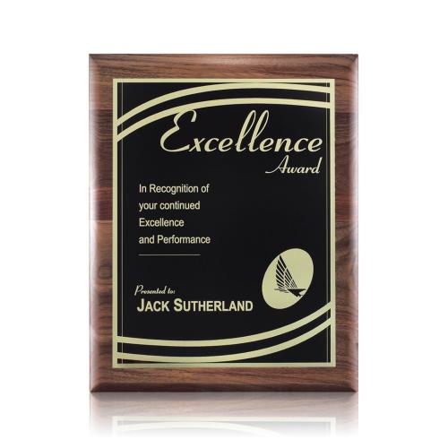 Corporate Awards - Award Plaques - Sedgewick/Marietta - Walnut/Black