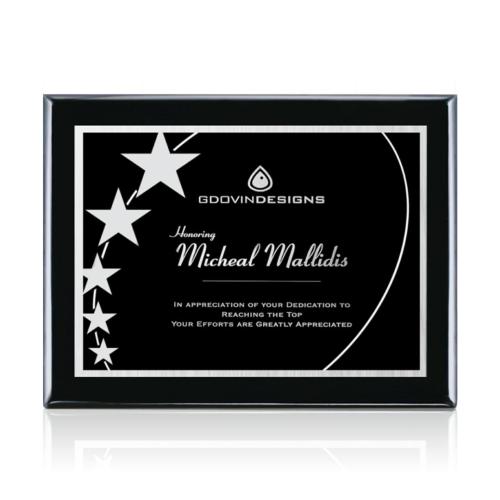 Corporate Awards - Award Plaques - Oakleigh/Gemini - Black/Black