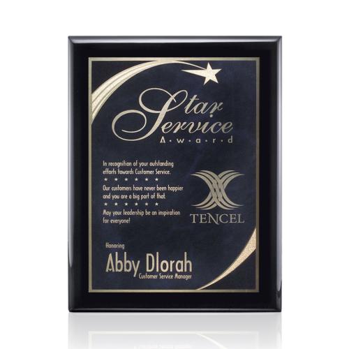 Corporate Awards - Award Plaques - Oakleigh/Birchcliff Plaque - Black Finish