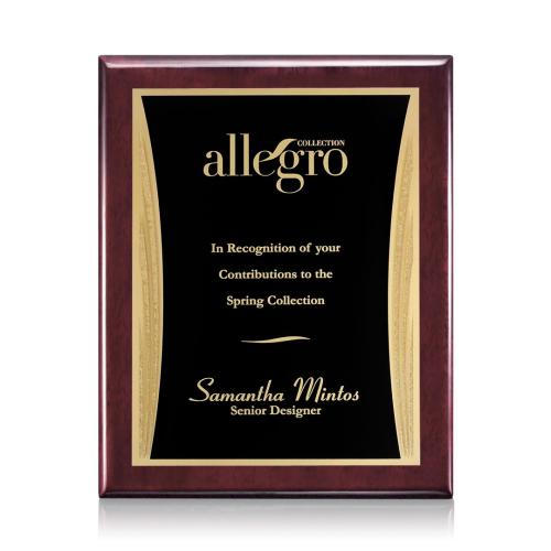 Corporate Awards - Award Plaques - Oakleigh/Showtime - Rosewood/Black