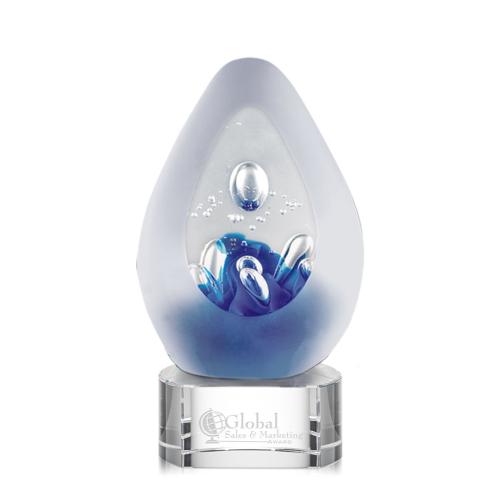 Corporate Awards - Glass Awards - Art Glass Awards - Galaxy Glass on Paragon Base Award