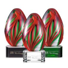 Employee Gifts - Bermuda Glass on Paragon Base Award