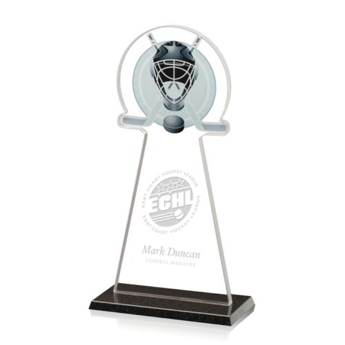 Corporate Awards - Glass Awards - Hockey Tower Obelisk Crystal Award