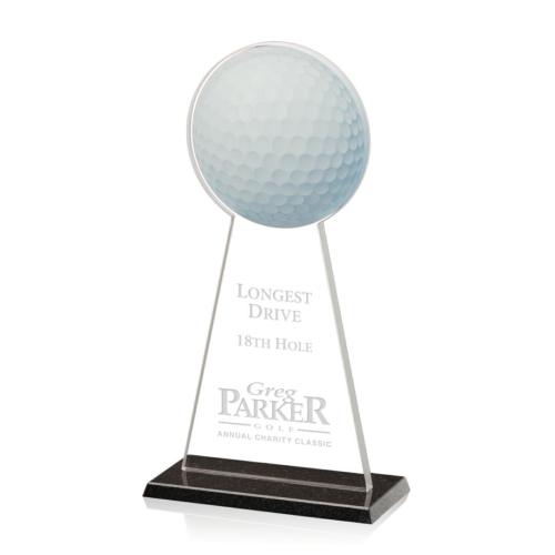 Corporate Awards - Sports Awards - Golf Awards - Golf Tower Obelisk Crystal Award