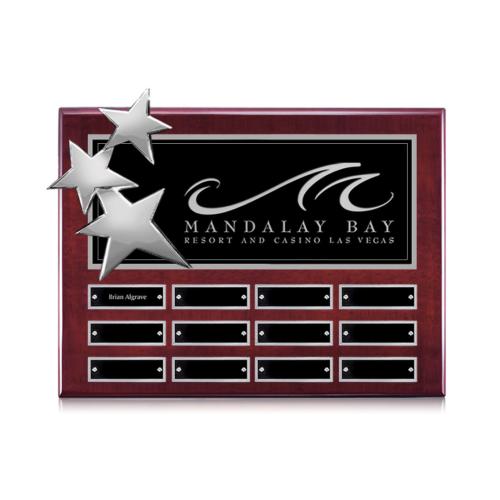 Corporate Awards - Award Plaques - Perpetual Plaques - Constellation Perpetual - Rosewood Chrome