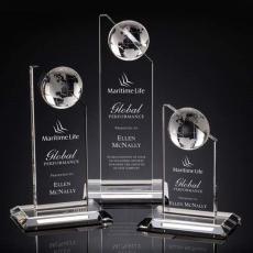 Employee Gifts - Global Excellence Spheres Crystal Award