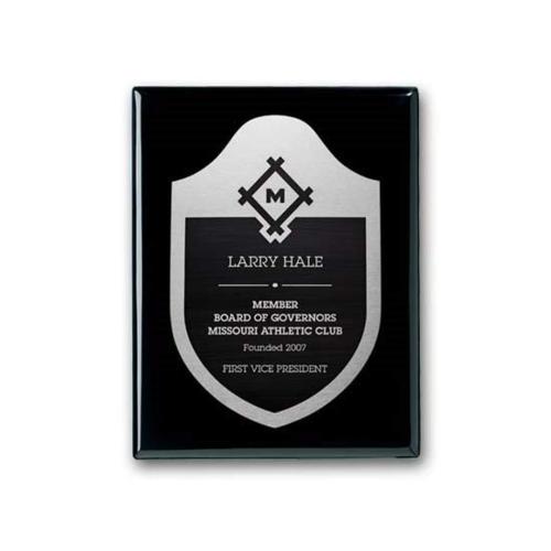 Corporate Awards - Award Plaques - Etch/Antiqued Plaq - Ebony