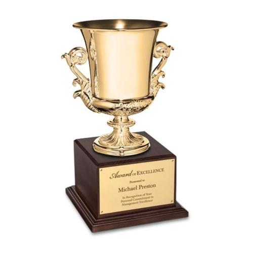 Corporate Awards - Modern Awards - Award Cup - 24K Gold