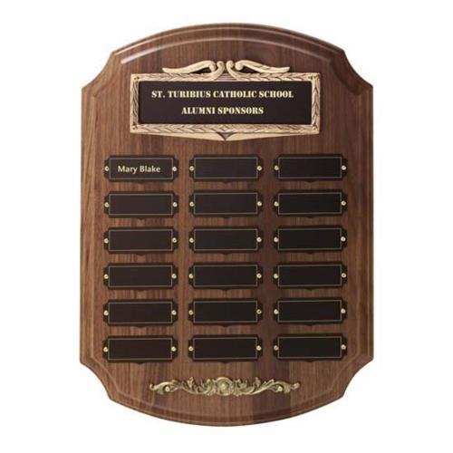Corporate Awards - Award Plaques - Perpetual Plaques - Antique Bronze Perpetual 