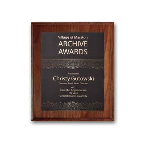 Corporate Awards - Award Plaques - SpectraPrint™ Plaque - Cove Edge Gold