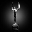Winged Achievement People on Marble Metal Award