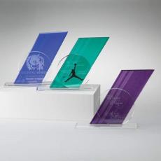 Employee Gifts - Tangent Circle Glass Award