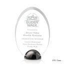 Janus Hemisphere Laser Engraved Circle Acrylic Award