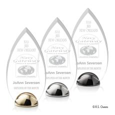 Employee Gifts - Contour Hemisphere Arch & Crescent Acrylic Award