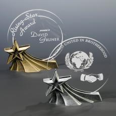 Employee Gifts - Moon & Star Circle Acrylic Award