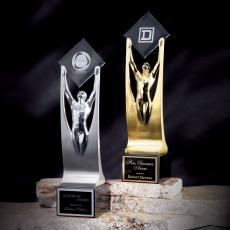 Employee Gifts - Contour Achievement Diamond Metal Award