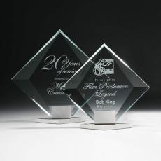 Employee Gifts - Diamond Solitaire Diamond Crystal Award