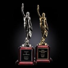 Employee Gifts - Supremacy People on Rosewood Metal Award
