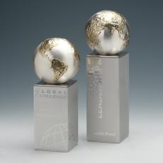 Employee Gifts - Terra Tower Spheres Metal Award