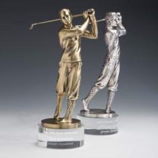 Employee Gifts - Bobby Jones Swing People Crystal Award