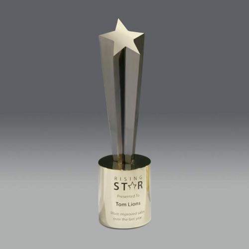 Corporate Awards - Modern Awards - Shooting Star Metal Award