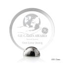 Discus Hemisphere Circle Acrylic Award