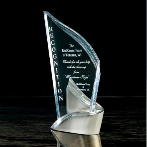 Corporate Awards - Pirouette Sail Acrylic Award