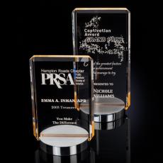 Employee Gifts - Stratum Gold Rectangle Acrylic Award