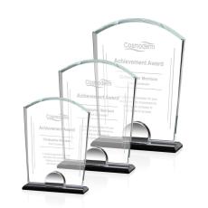 Employee Gifts - Spencer Arch & Crescent Crystal Award