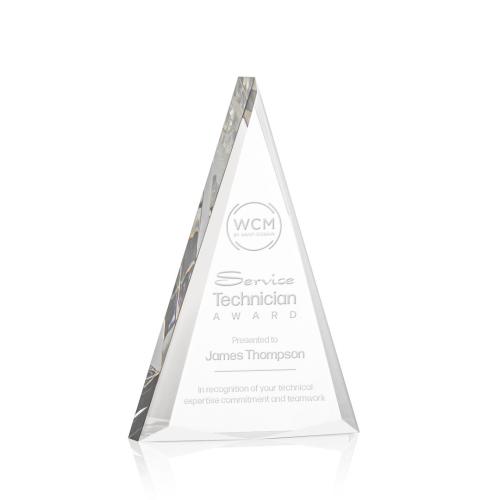 Corporate Awards - Shrewsbury Clear Pyramid Acrylic Award