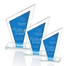 Employee Gifts - Milton Blue Peak Crystal Award