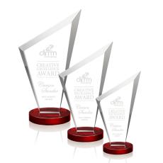 Employee Gifts - Condor Red Peak Crystal Award