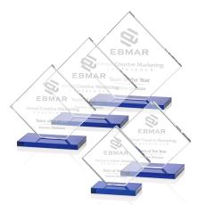 Employee Gifts - Wellington Blue Diamond Crystal Award