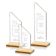 Employee Gifts - Dixon Amber Peak Crystal Award