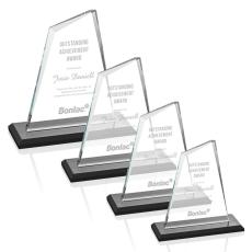 Employee Gifts - Summit Black  Crystal Award