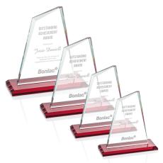 Employee Gifts - Summit Red Crystal Award