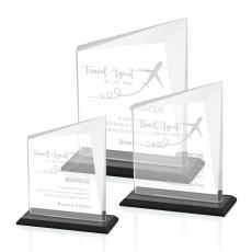 Employee Gifts - Bellamy Black Peak Crystal Award