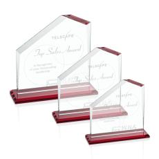 Employee Gifts - Fairmont Red  Peak Crystal Award