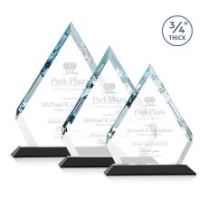 Employee Gifts - Apex Black Diamond Crystal Award
