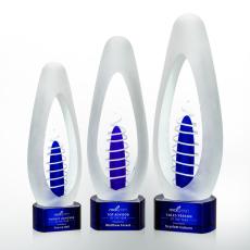 Employee Gifts - Aspetti Blue Glass Award