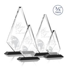 Employee Gifts - Windsor Black Diamond Crystal Award