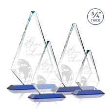 Employee Gifts - Windsor Blue Diamond Crystal Award