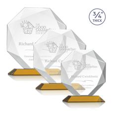 Employee Gifts - Bradford Amber Crystal Award