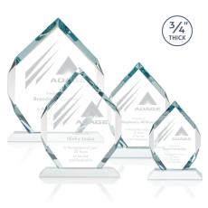 Employee Gifts - Royal Diamond White Crystal Award