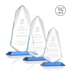 Employee Gifts - Sheridan Sky Blue  Abstract / Misc Crystal Award