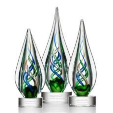 Employee Gifts - Mulino Clear Glass Award
