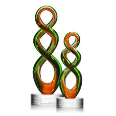 Employee Gifts - Highlander Clear Abstract / Misc Glass Award