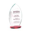 Windermere Full Color Red  Arch & Crescent Crystal Award